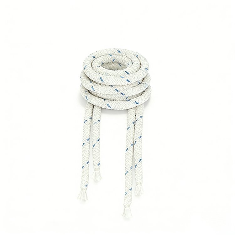 White Braided Utility Rope with Blue Accents - 图片 6