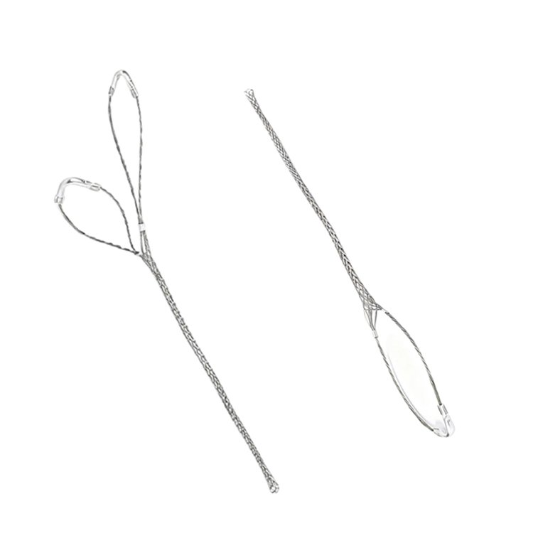 Heavy-duty wire rope lifting sling with loops and hook, designed for excavator load handling and construction lifting tasks.