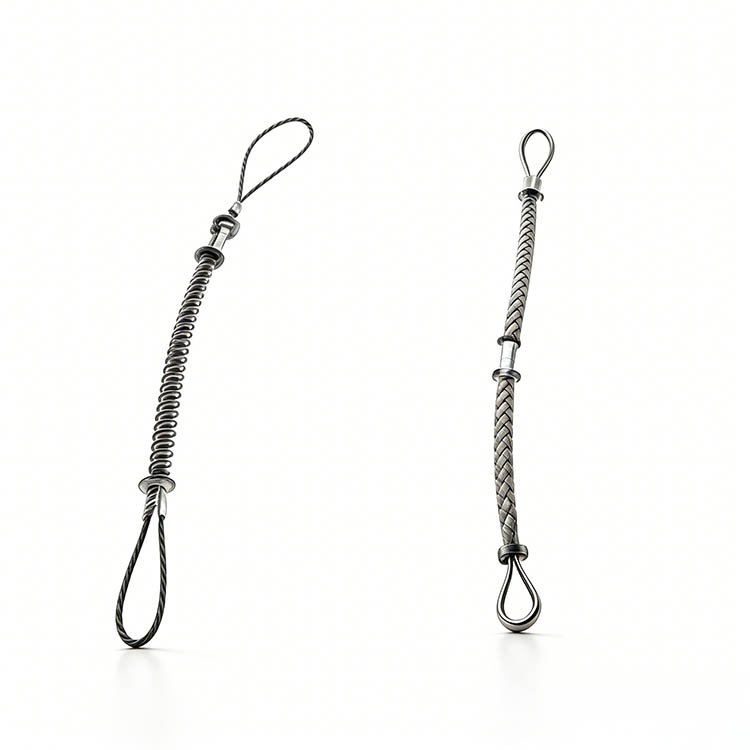 High-Strength Braided Steel Cable with Loops - 图片 7