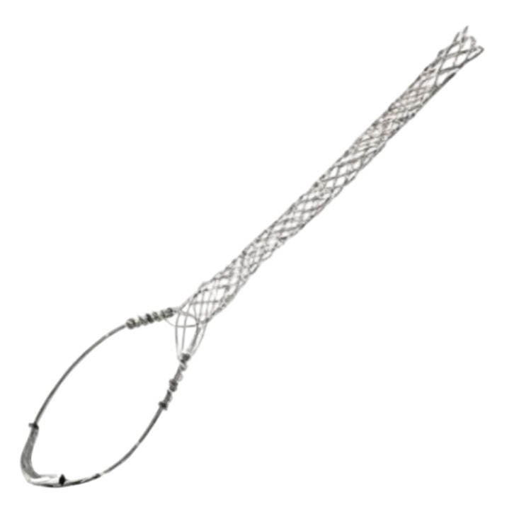 Two stainless steel wire mesh skimmers with twisted/loop handles, featuring intricate mesh for straining liquids.