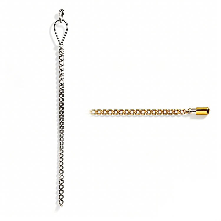 Dual-Tone Metal Chains for Jewelry & Crafts - 图片 7