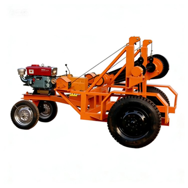 Portable Cable Winch Trailer for Heavy-Duty Tasks - 图片 3