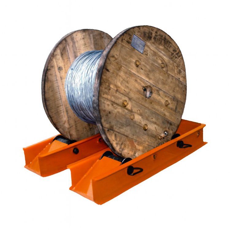 Durable Heavy-Duty Cable Reel Stand for Spool Management - 图片 5