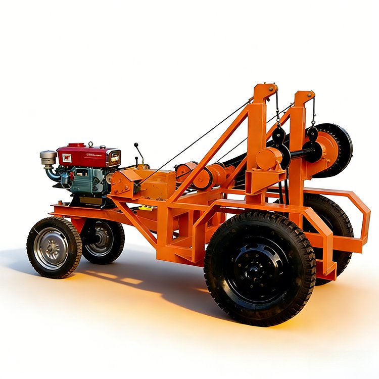 Portable Cable Winch Trailer for Heavy-Duty Tasks - 图片 6