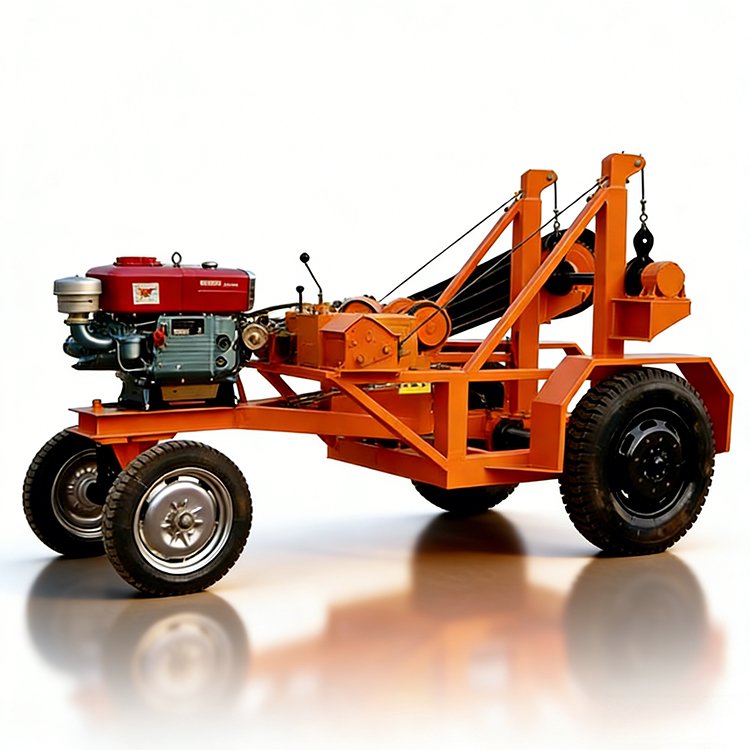 Portable Cable Winch Trailer for Heavy-Duty Tasks - 图片 7