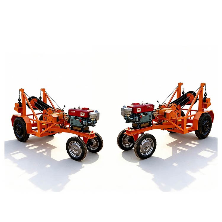 Portable Cable Winch Trailer for Heavy-Duty Tasks - 图片 10