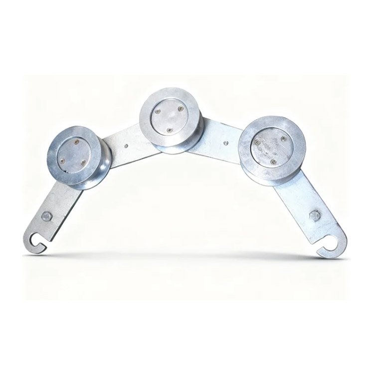 Industrial Cable Pulley Tensioner with Spring Mechanism - 图片 3