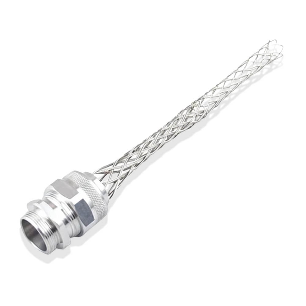 Wire Mesh Grip with Threaded Male Connector