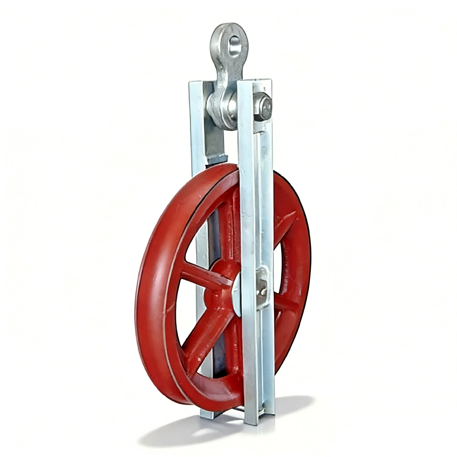 Cable Guide Pulley side angle with single wheel