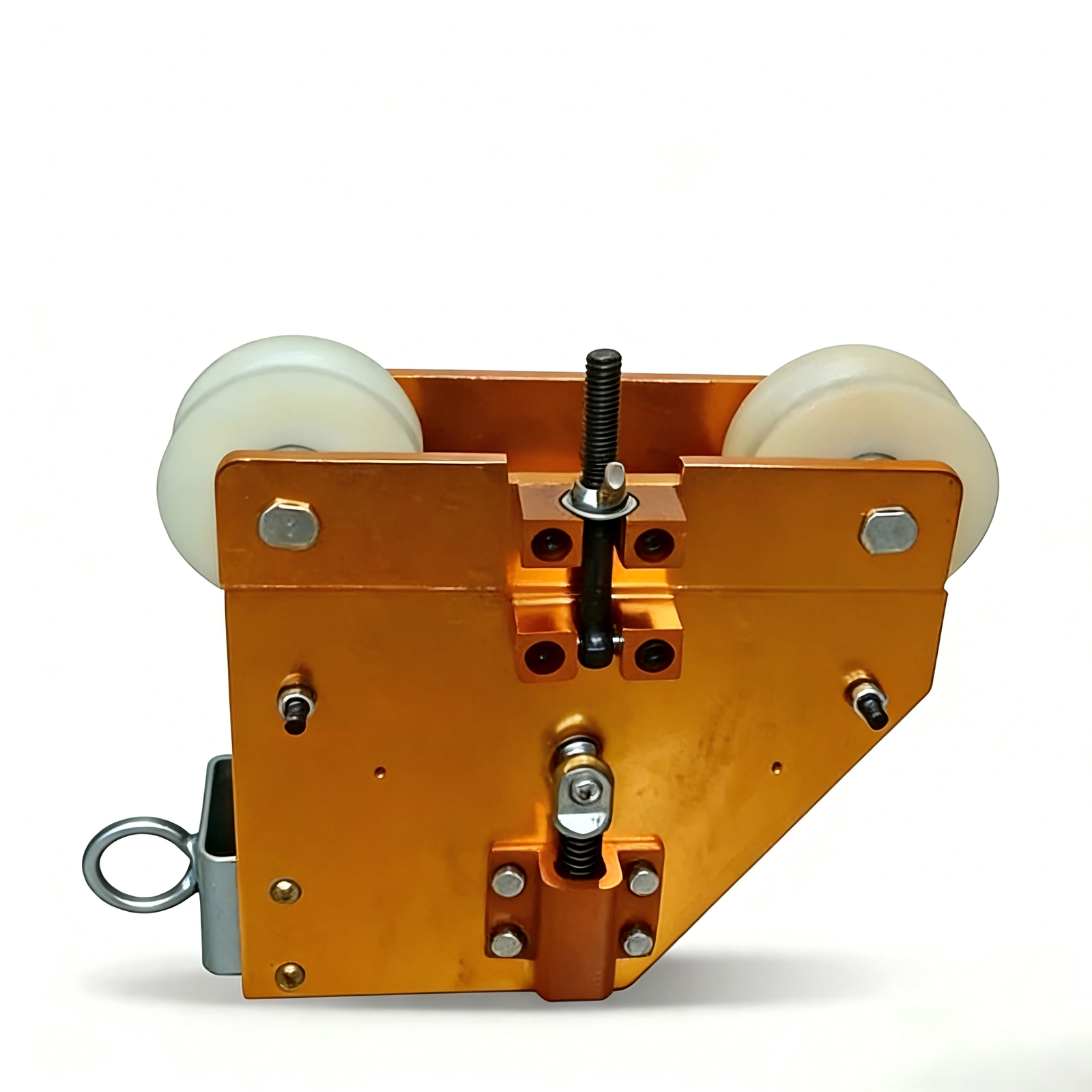 Double Wheel Cable Trolley front view for festoon cable system