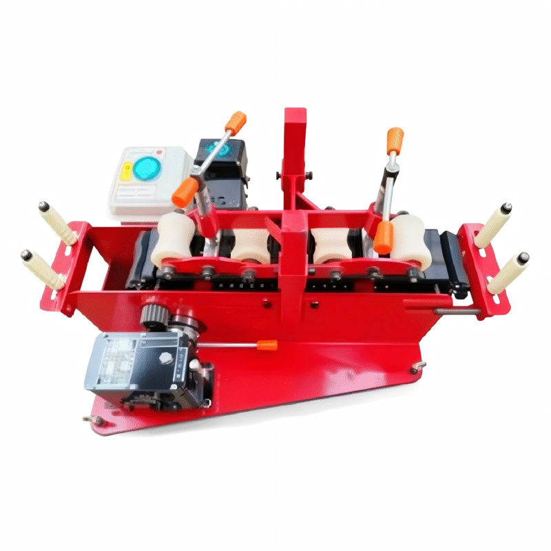 Front view of cable pulling machine for jobsite cable installation