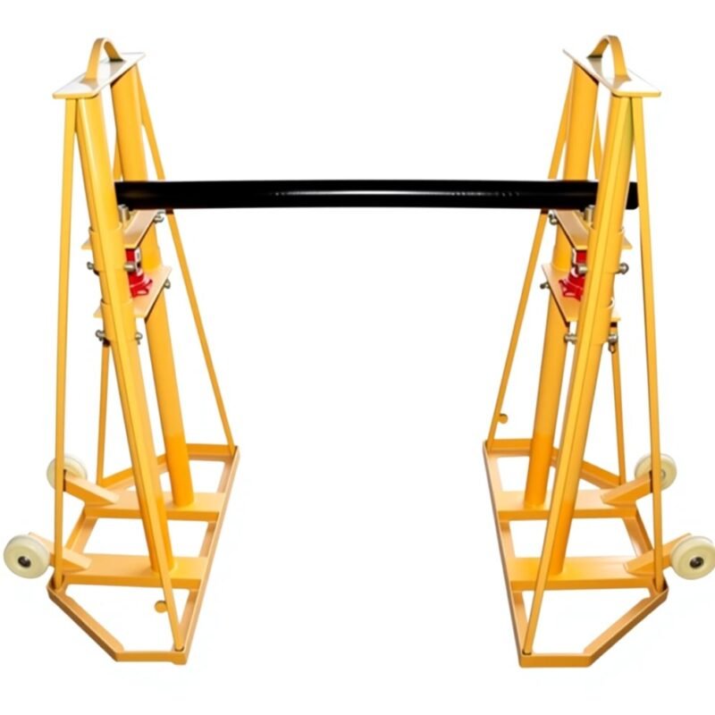 reel jack stand set for cable reel lifting