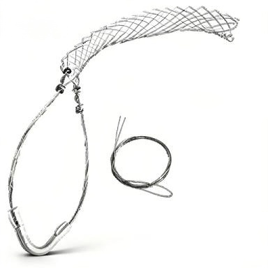 Cable Pulling Grip with hook end and wire mesh body