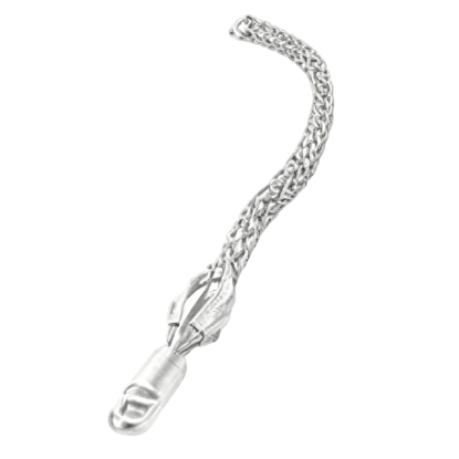 cable pulling grip side view braided eye cable grip