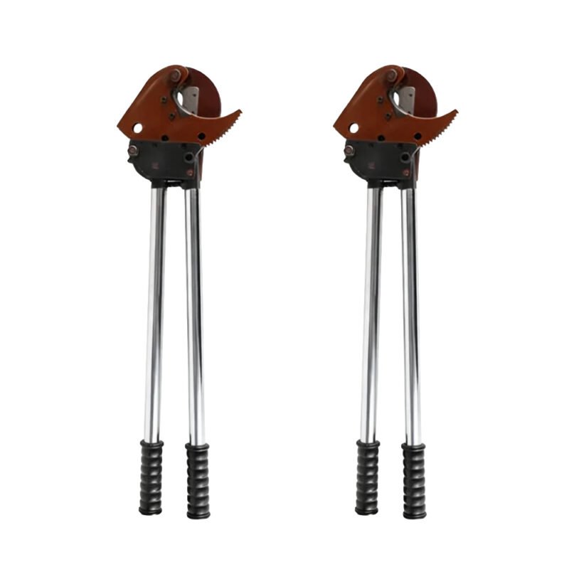 Two Ratchet Cable Shear tools side by side
