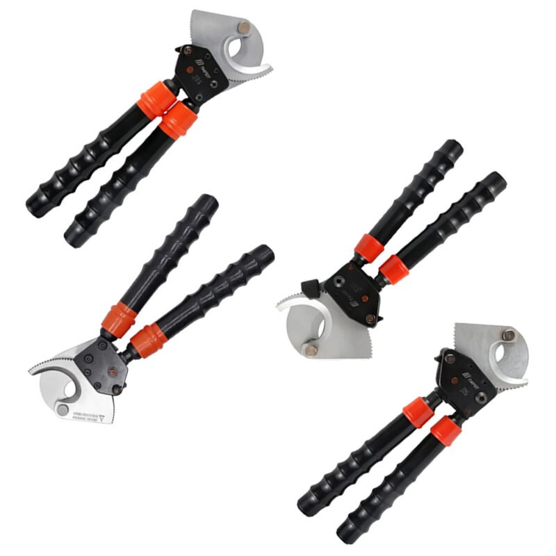 Ratcheting Cable Cutter shown from different product angles