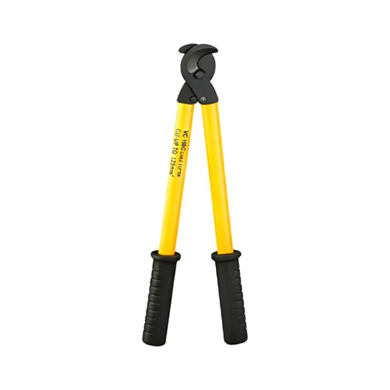standard cable cutter with yellow handles