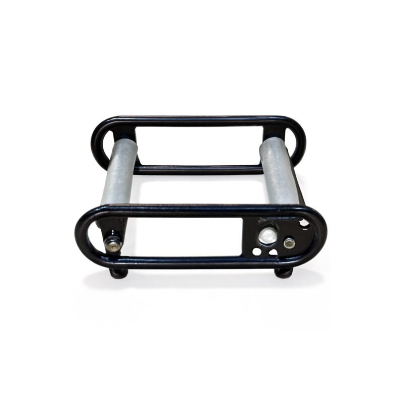 Front view of Cable Reel Stand for controlled cable payout