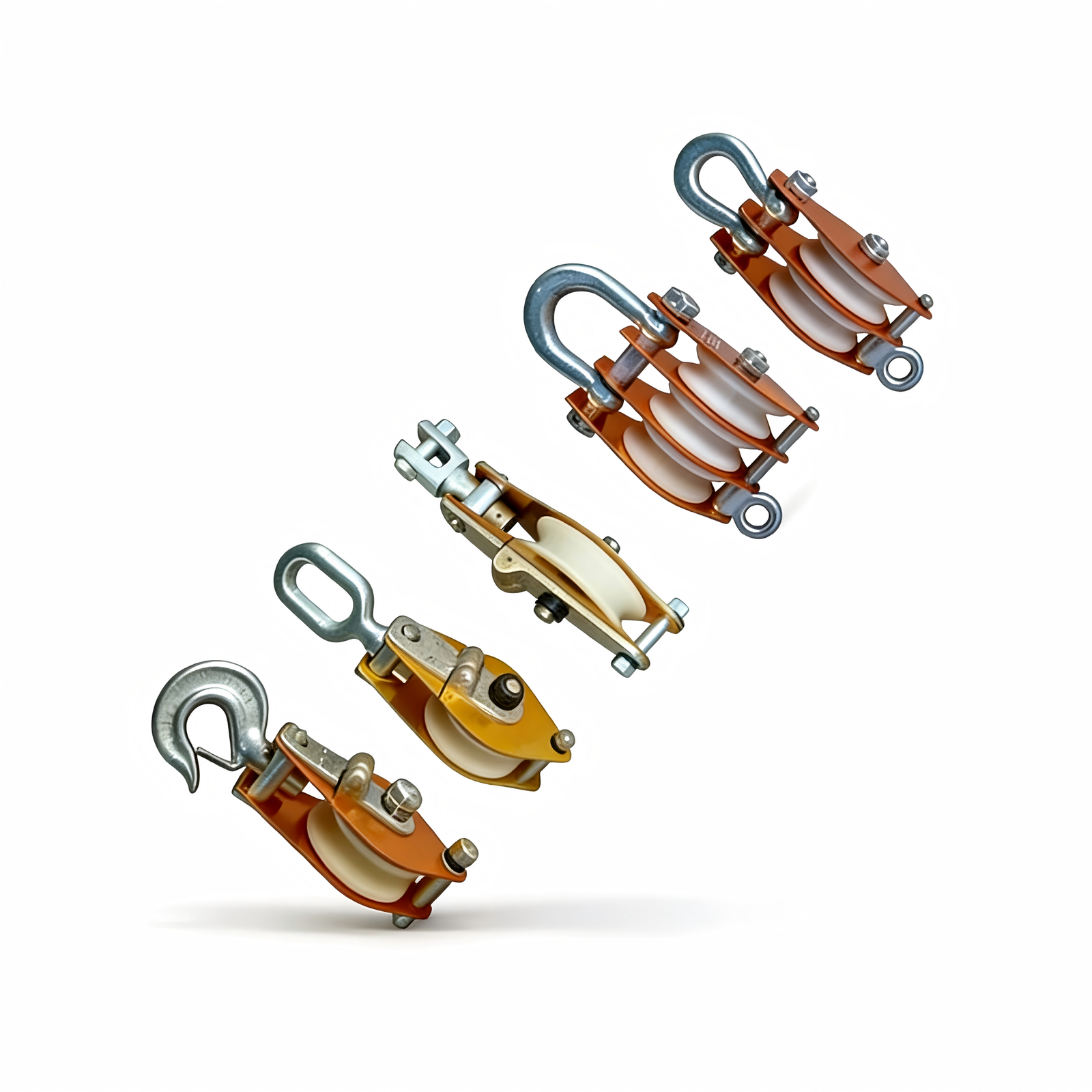 snatch block, sheave block, wire rope pulley block angled product image