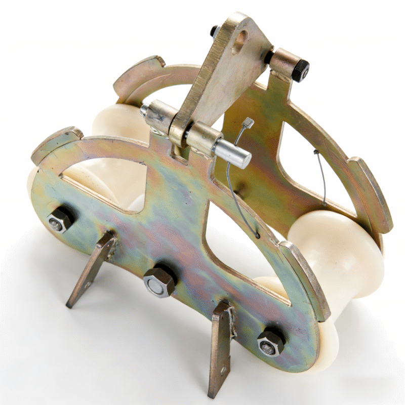 Cable Roller top detail for overhead line use