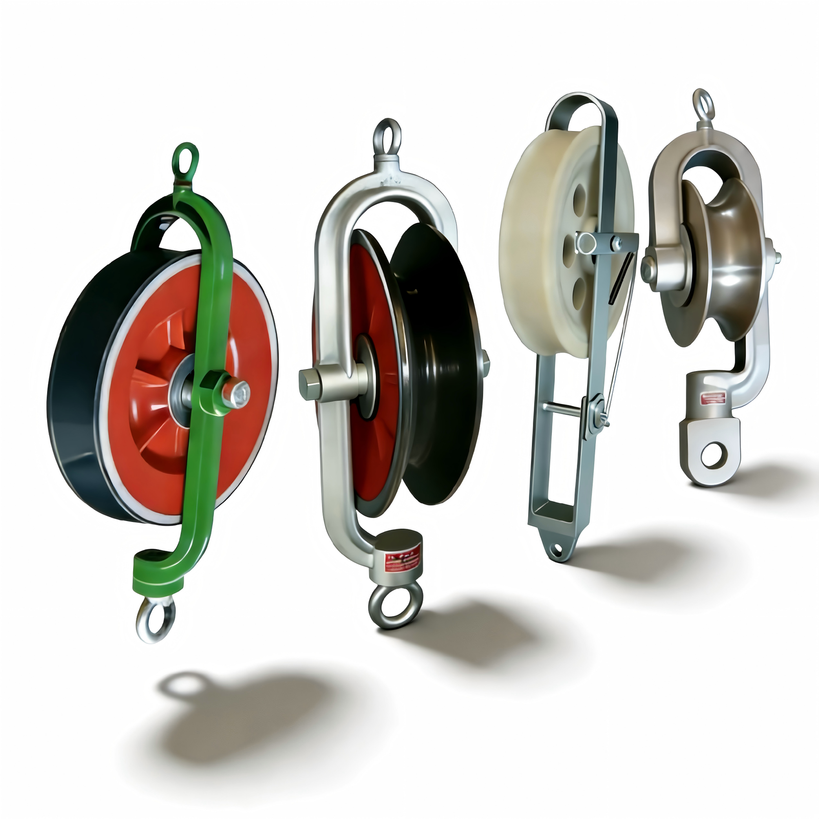 pulley block product lineup for rope and cable handling