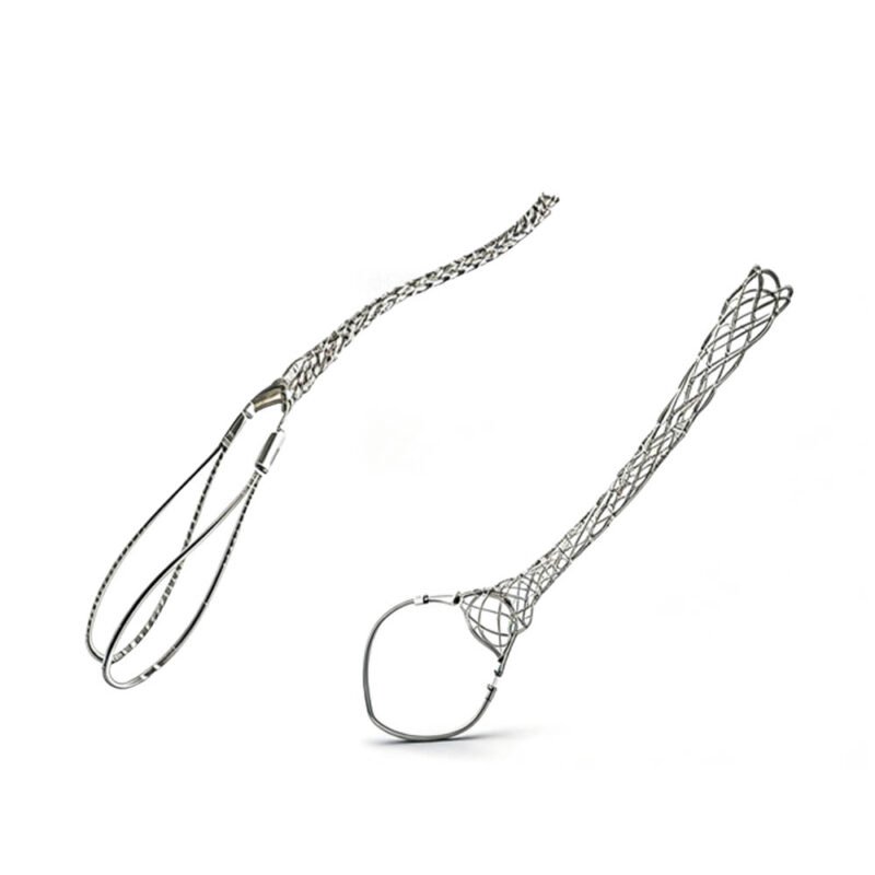 single eye and double eye cable grips shown together