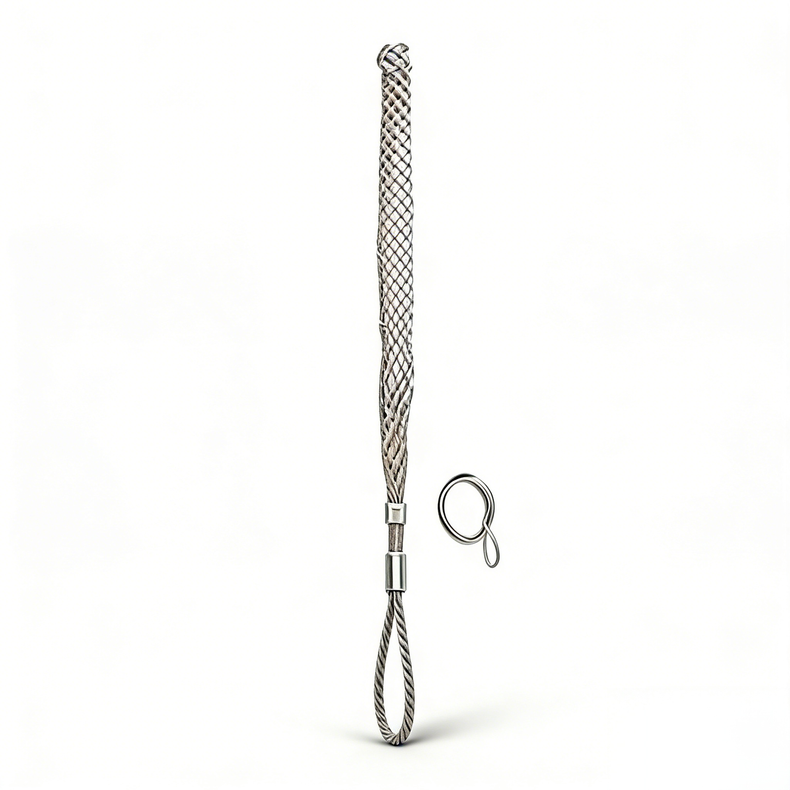 Single Eye Cable Sock loop end detail image