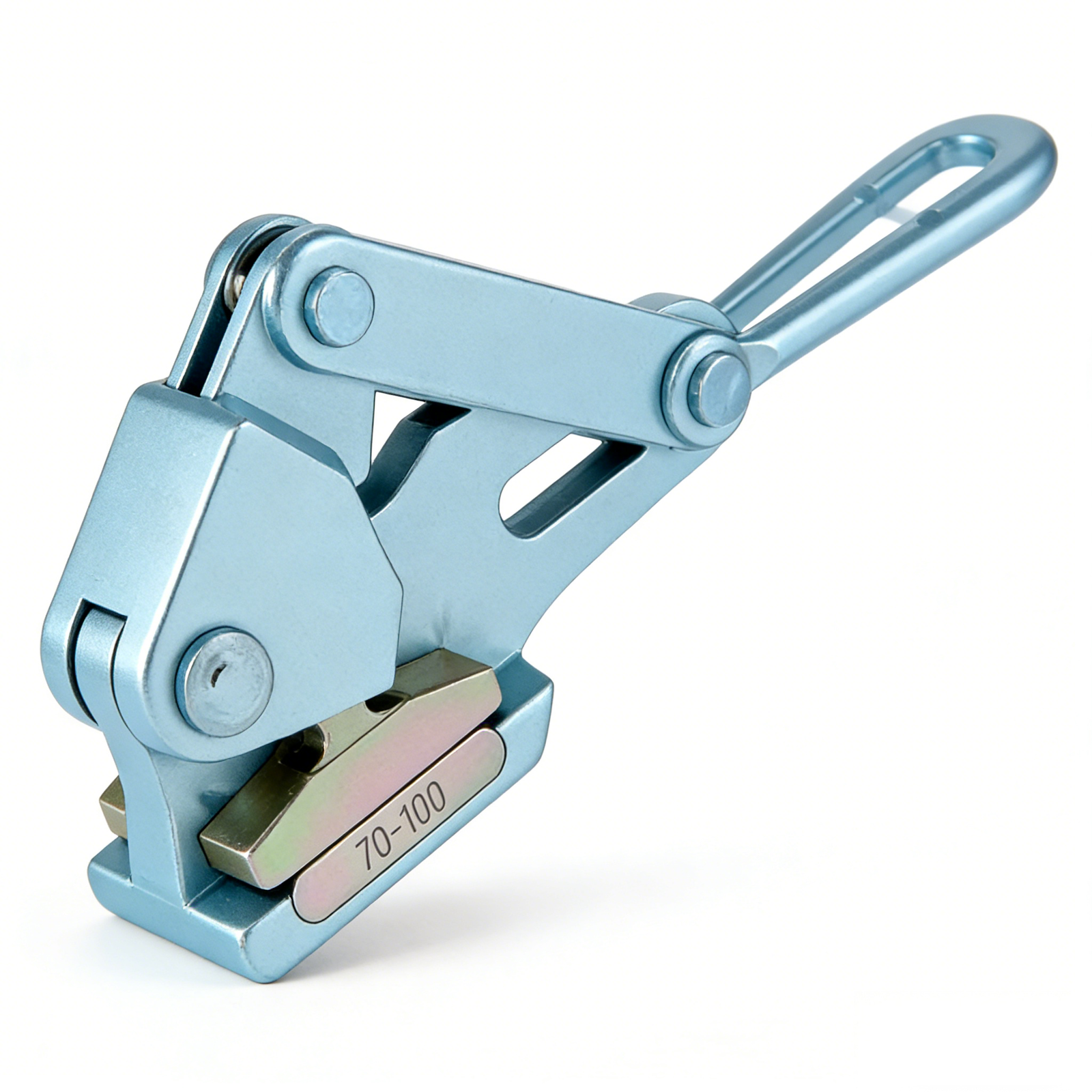 side view Earth Wire Gripper clamp for line installation work