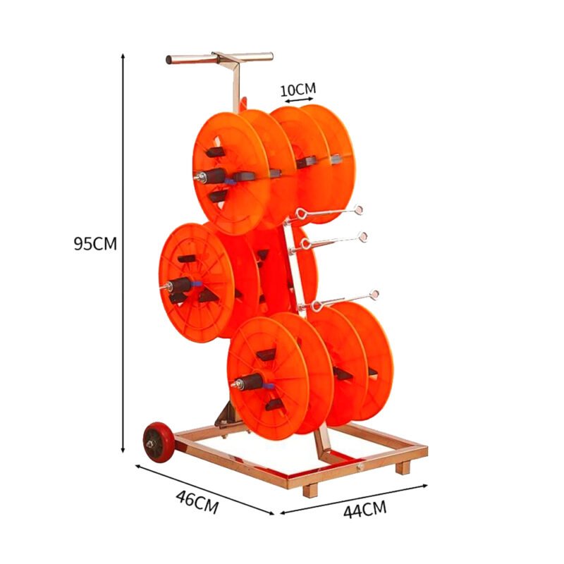 wire dispenser for clean cable payout and storage