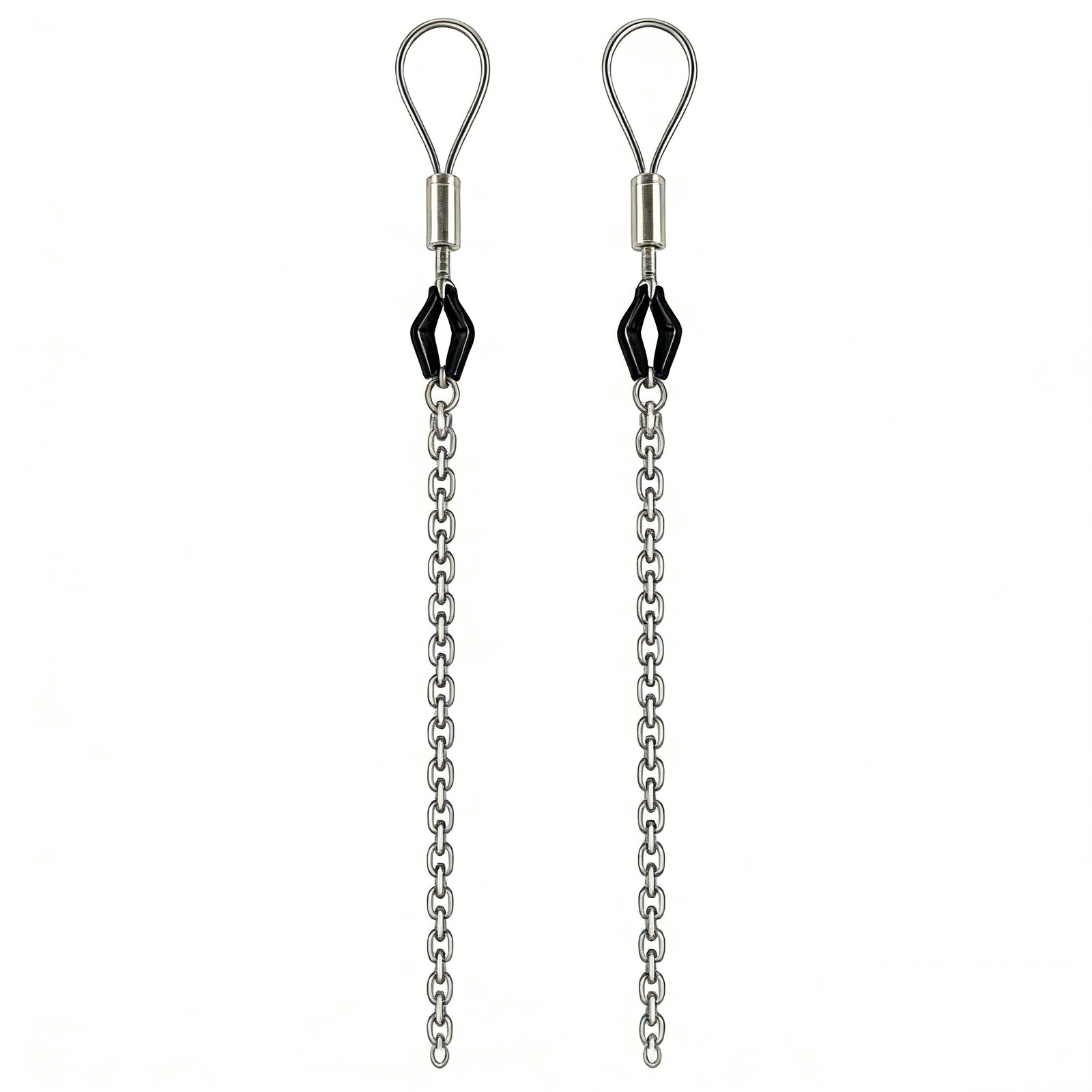 Pulling grip swivel connector close-up detail