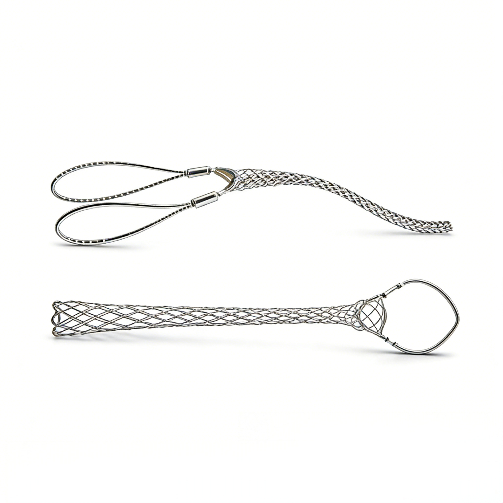 double eye cable grip and single eye cable grip in one layout