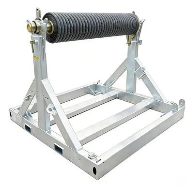 Reel Jack Stand angle view for cable reel support