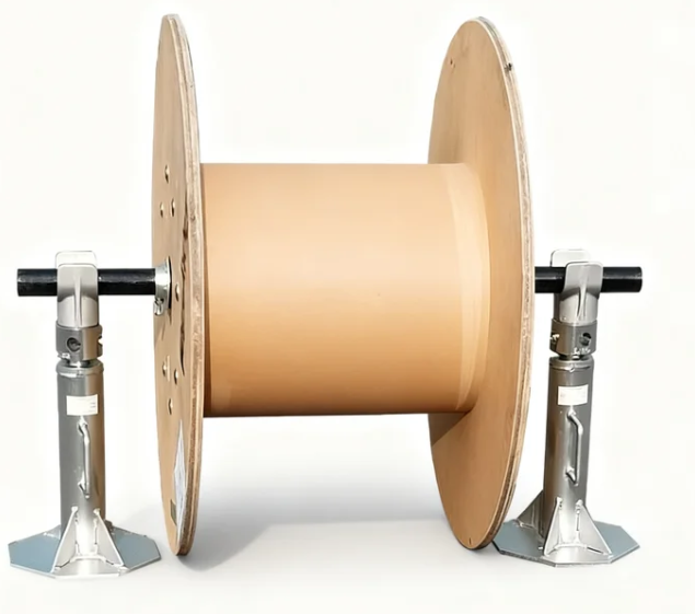 galvanized reel jack stands in different sizes