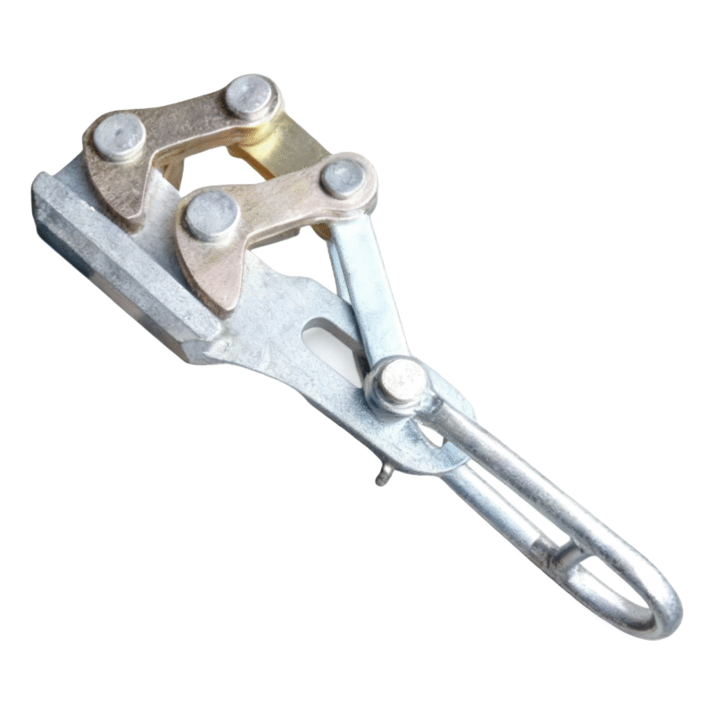 dual cam ground wire gripper angled view