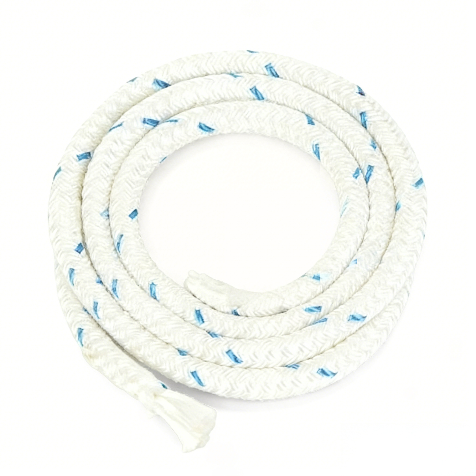 Double Braid Polyester Rope product image with braided texture and blue tracer