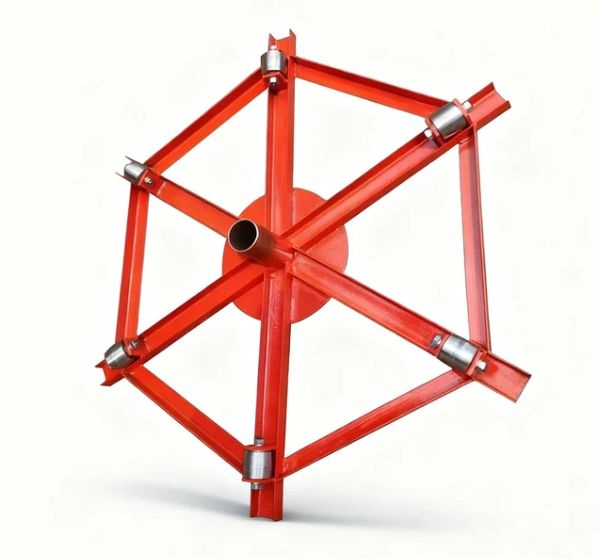 cable pay-off support red front view