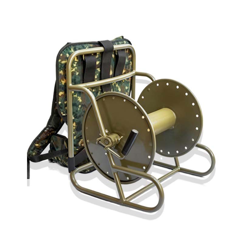 portable optical cable reel main view for deployment and recovery