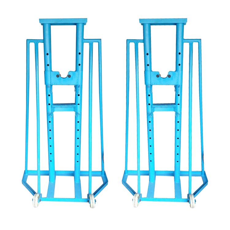 hydraulic cable reel stand with shaft and wheels