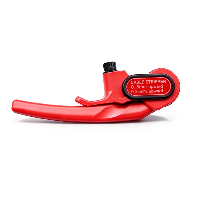 red Cable Sheath Stripper & Ring Tool for round cable sheath removal