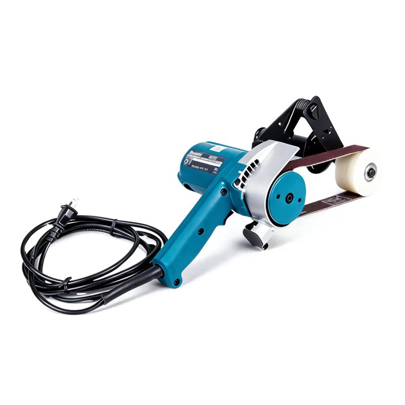 Cable Sanding Tool top view showing handle, sanding belt, and cord