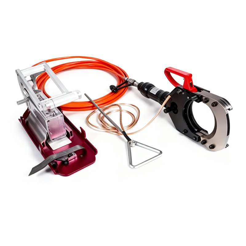 Hydraulic Cable Cutter with remote hose and cutting head