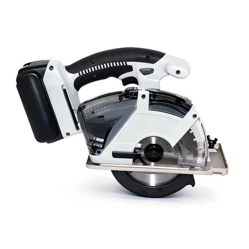 battery powered cable stripper side view