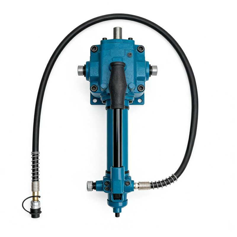 Portable Manual Hydraulic Pump front view for service work