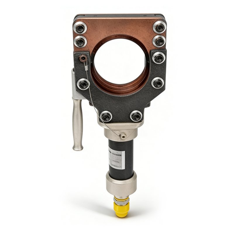 Manual hydraulic cable cutter centered product photo