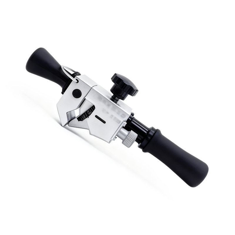 Round Cable Jacket Stripper close-up with adjustment knob and cutting body