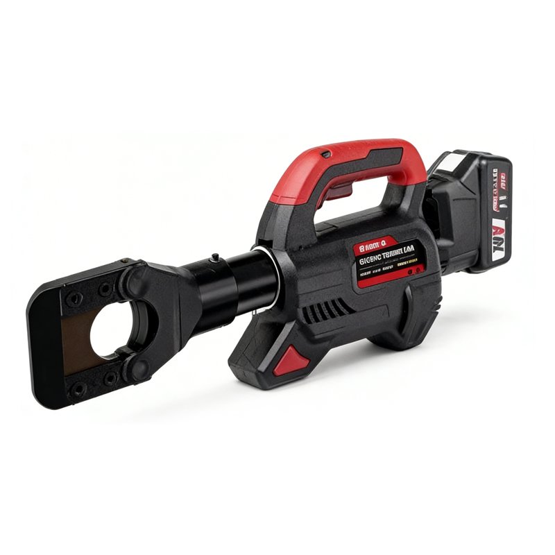 cordless hydraulic cable cutter left front view