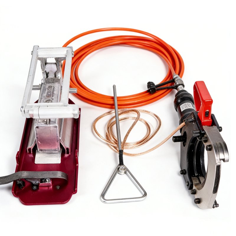 Hydraulic Cable Cutter with remote hose and cutting head