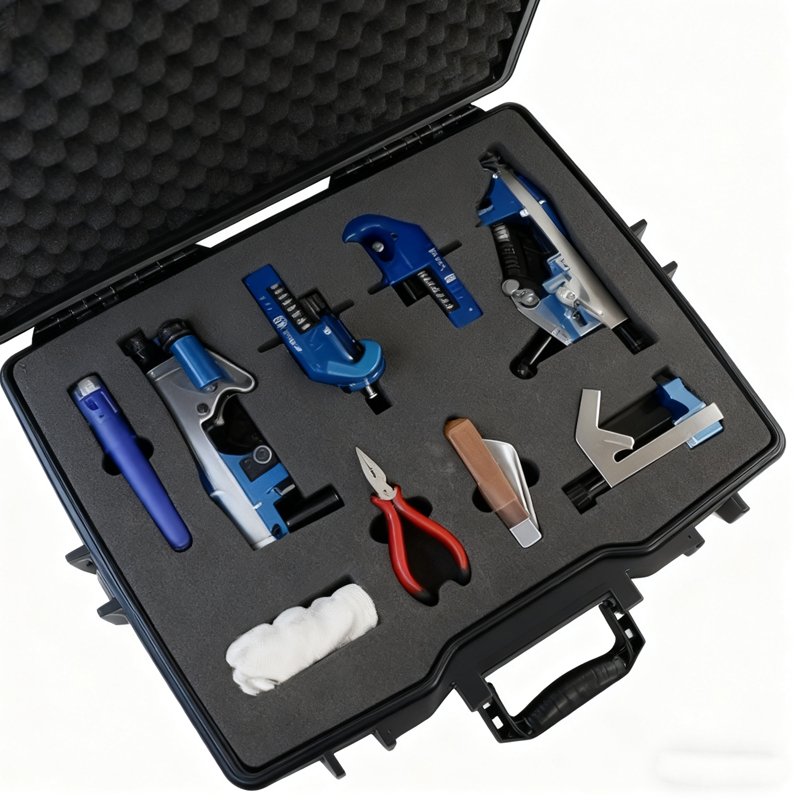 Angled product image showing the internal layout of the Medium Voltage Cable Jointers Kit.