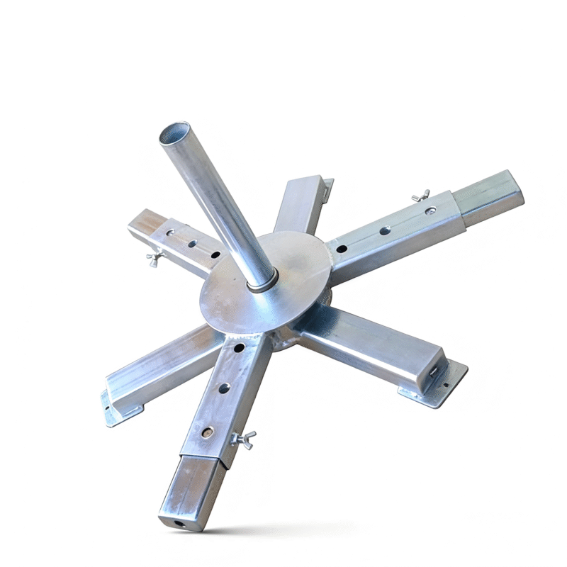 cable reel unwinder adjustable metal base