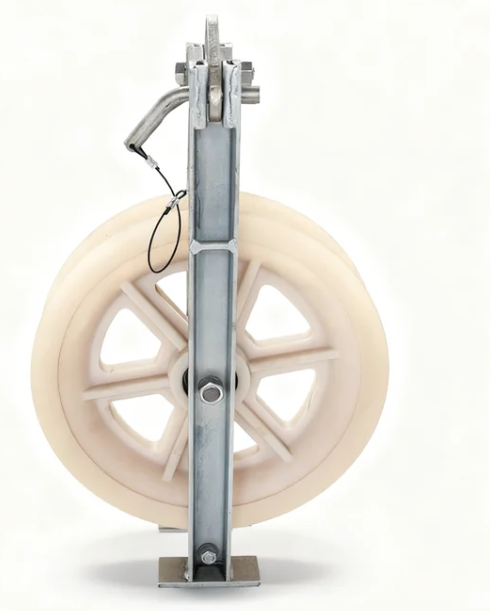 single sheave conductor stringing block with nylon wheel